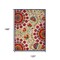 Edge Collections - 10' x 14' - Red - Floral Stain-Resistant Area Rug for Inviting Spaces - 1 Piece